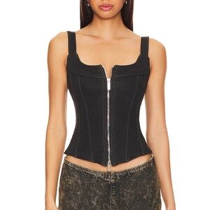 EB DENIM Rainy Corset in Black
